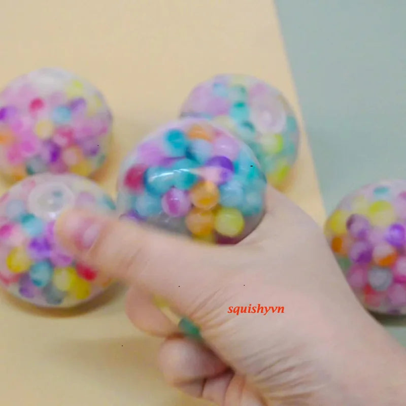 1-Piece Colorful Water Beads Squishy Str brinquedo infantil
