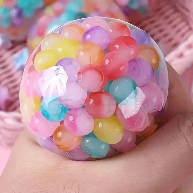 1-Piece Colorful Water Beads Squishy Str brinquedo infantil