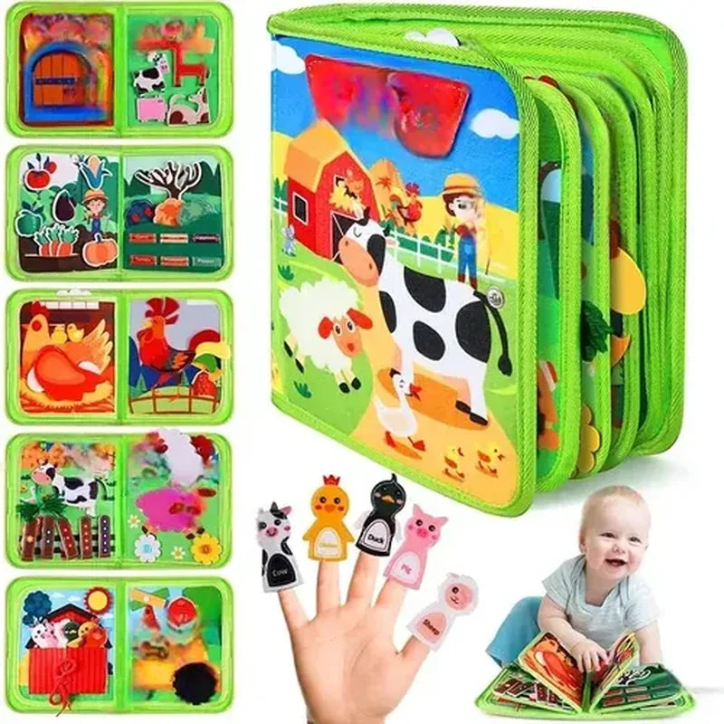 Montessori Busy Board for Toddlers Ages  brinquedo infantil