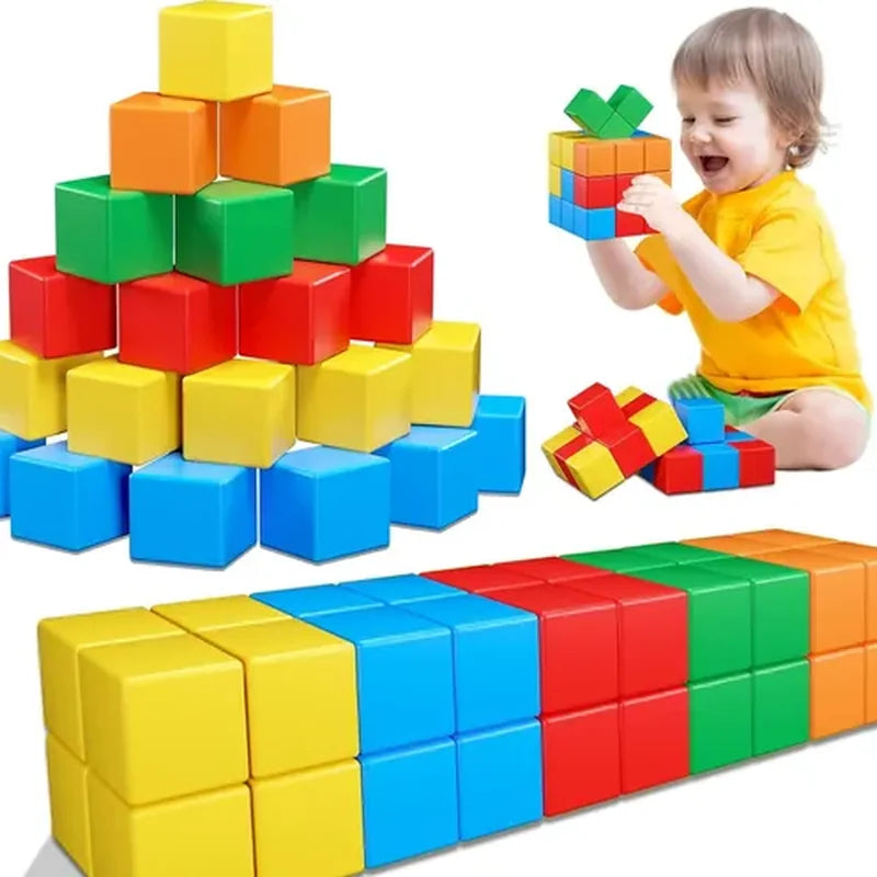 Geomag MagiCube 24-pc Magnetic Blocks Se brinquedo infantil