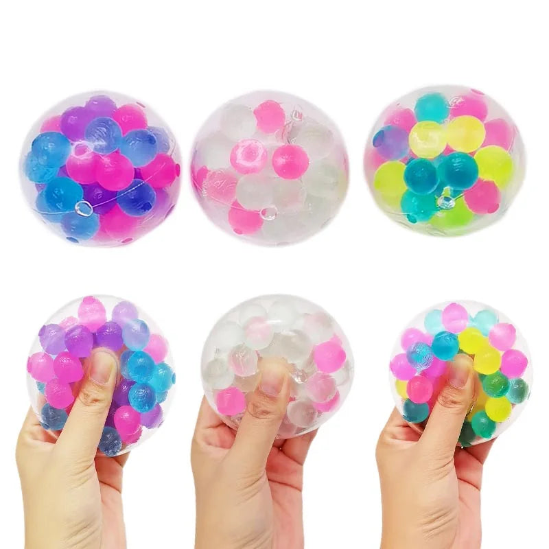 1-Piece Colorful Water Beads Squishy Str brinquedo infantil